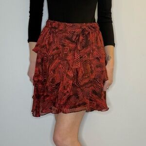 Iro Red Mini Skirt (small)